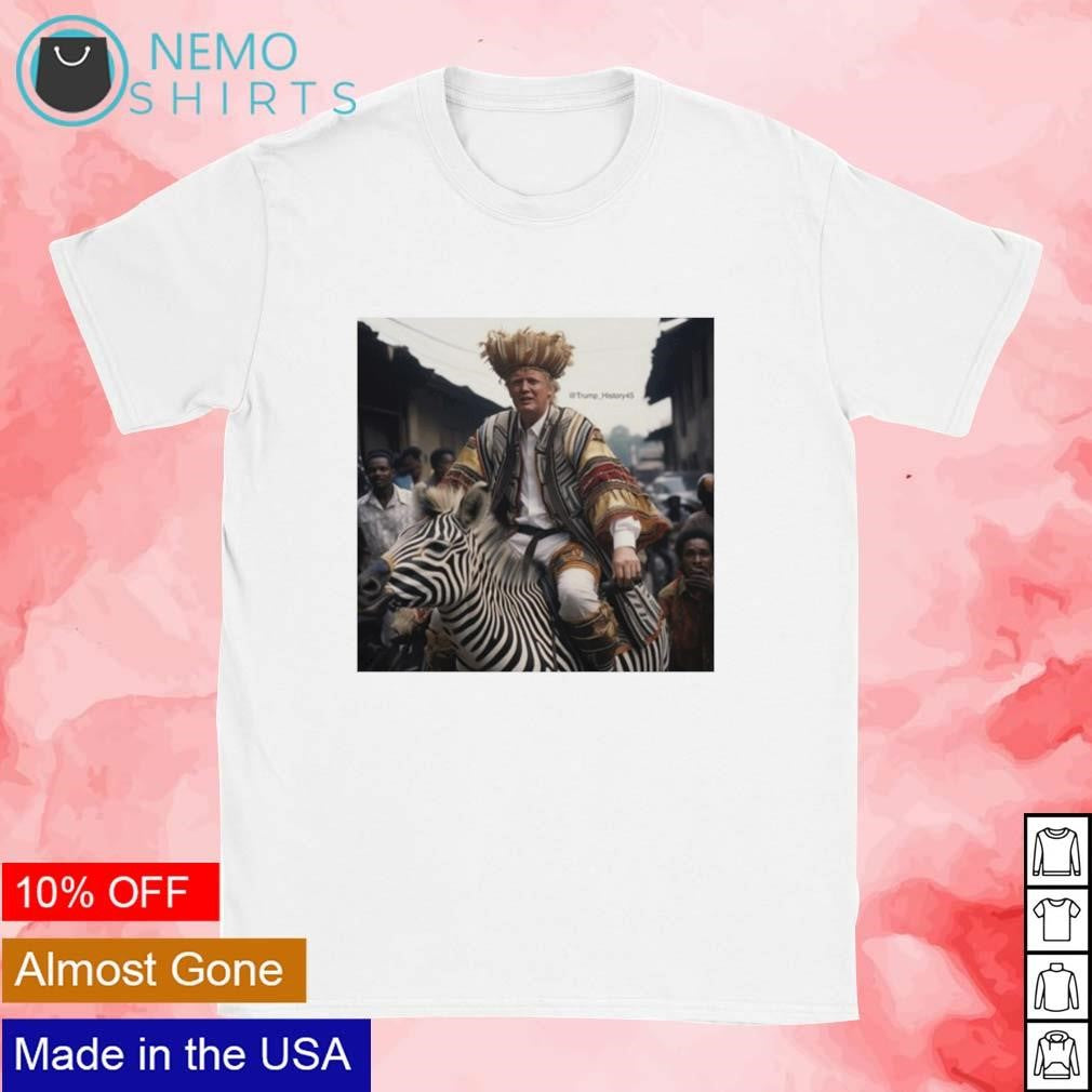 Donald Trump King of Africa - Adult & Kids T-Shirts, Sweatshirts & Hoodies apparel design preview 1