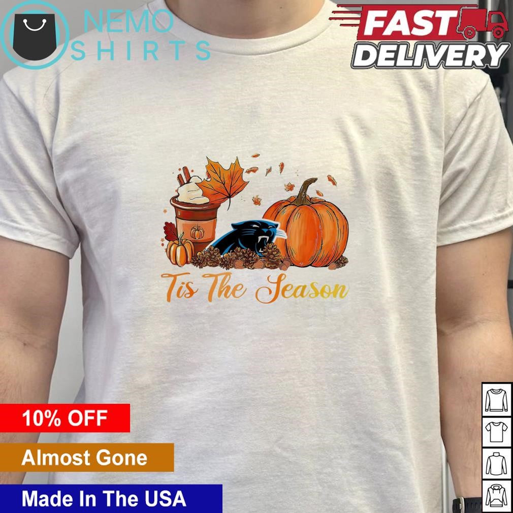 Carolina Panthers tis the season latte pumpkin - Adult & Kids T-Shirts, Sweatshirts & Hoodies apparel design preview 5