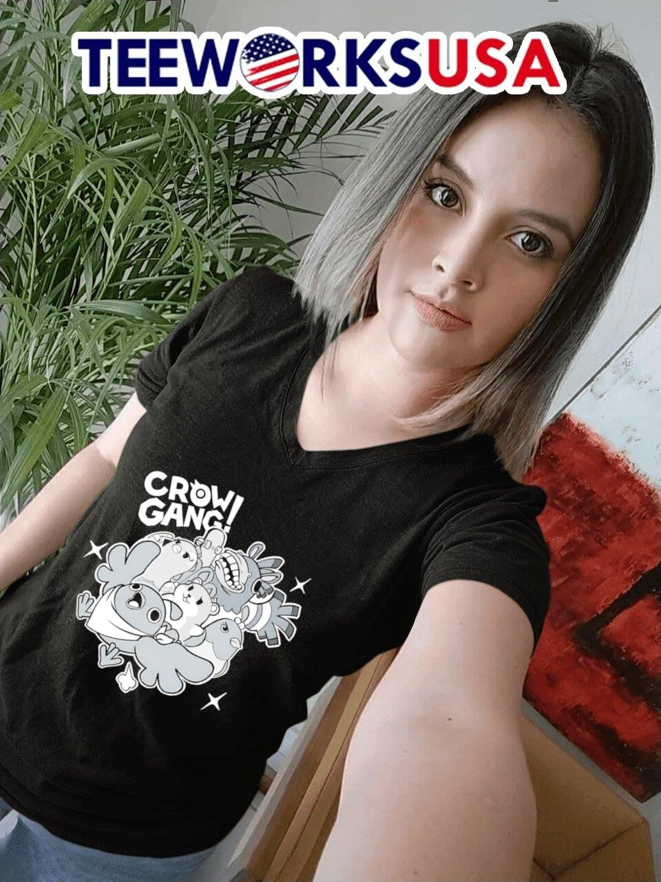 Crow Gang cartoon - Adult & Kids T-Shirts, Sweatshirts & Hoodies apparel design preview 7