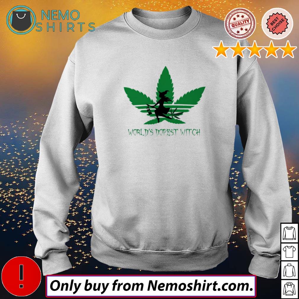 Weed world's dopest witch Halloween - Adult & Kids T-Shirts, Sweatshirts & Hoodies apparel design preview 4