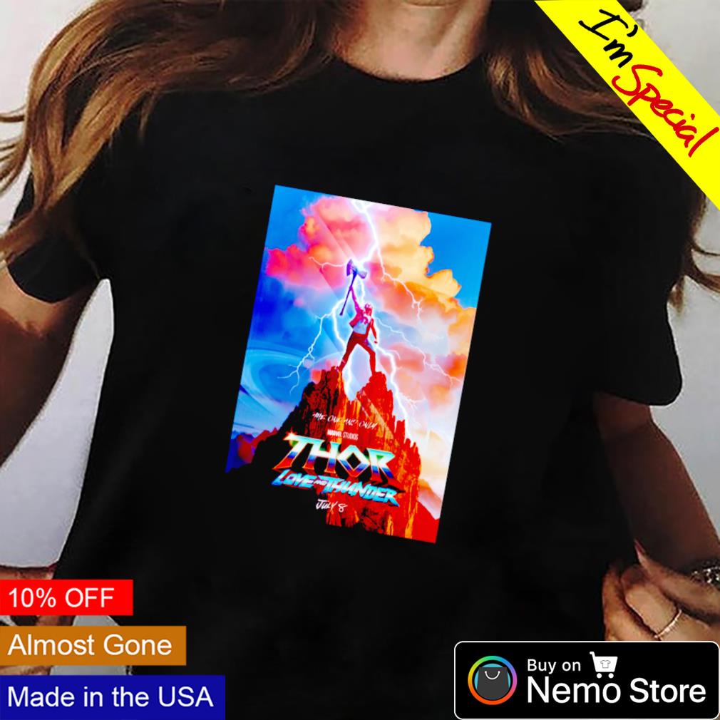 Thor Love and Thunder poster - Adult & Kids T-Shirts, Sweatshirts & Hoodies apparel design preview 2
