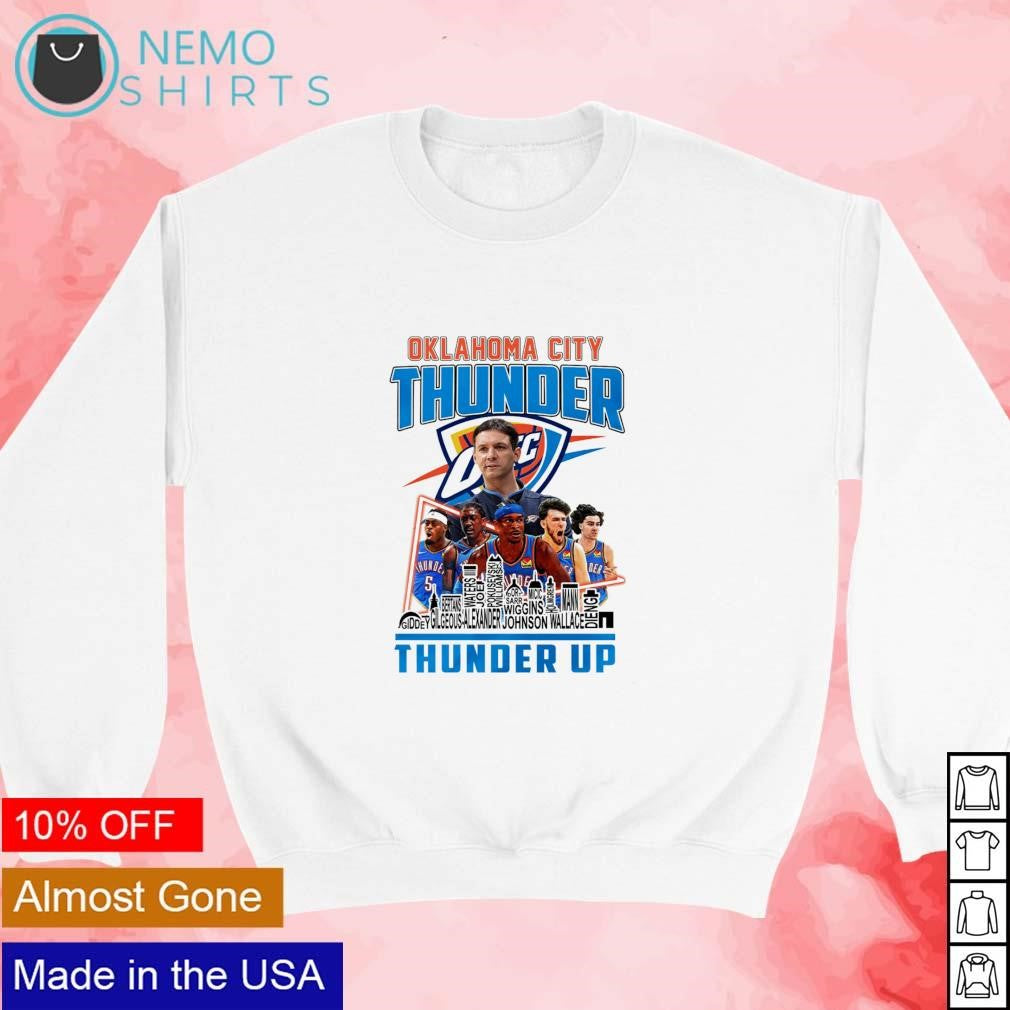 Oklahoma City Thunder up coach and players names - Adult & Kids T-Shirts, Sweatshirts & Hoodies apparel design preview 3