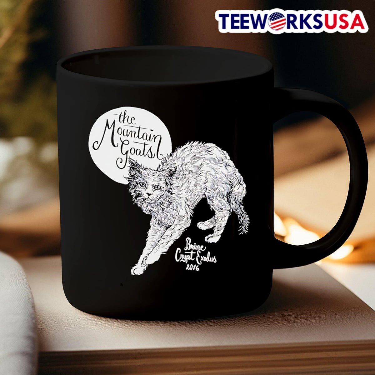 The Mountain Goats cat - Adult & Kids T-Shirts, Sweatshirts & Hoodies apparel design preview 3