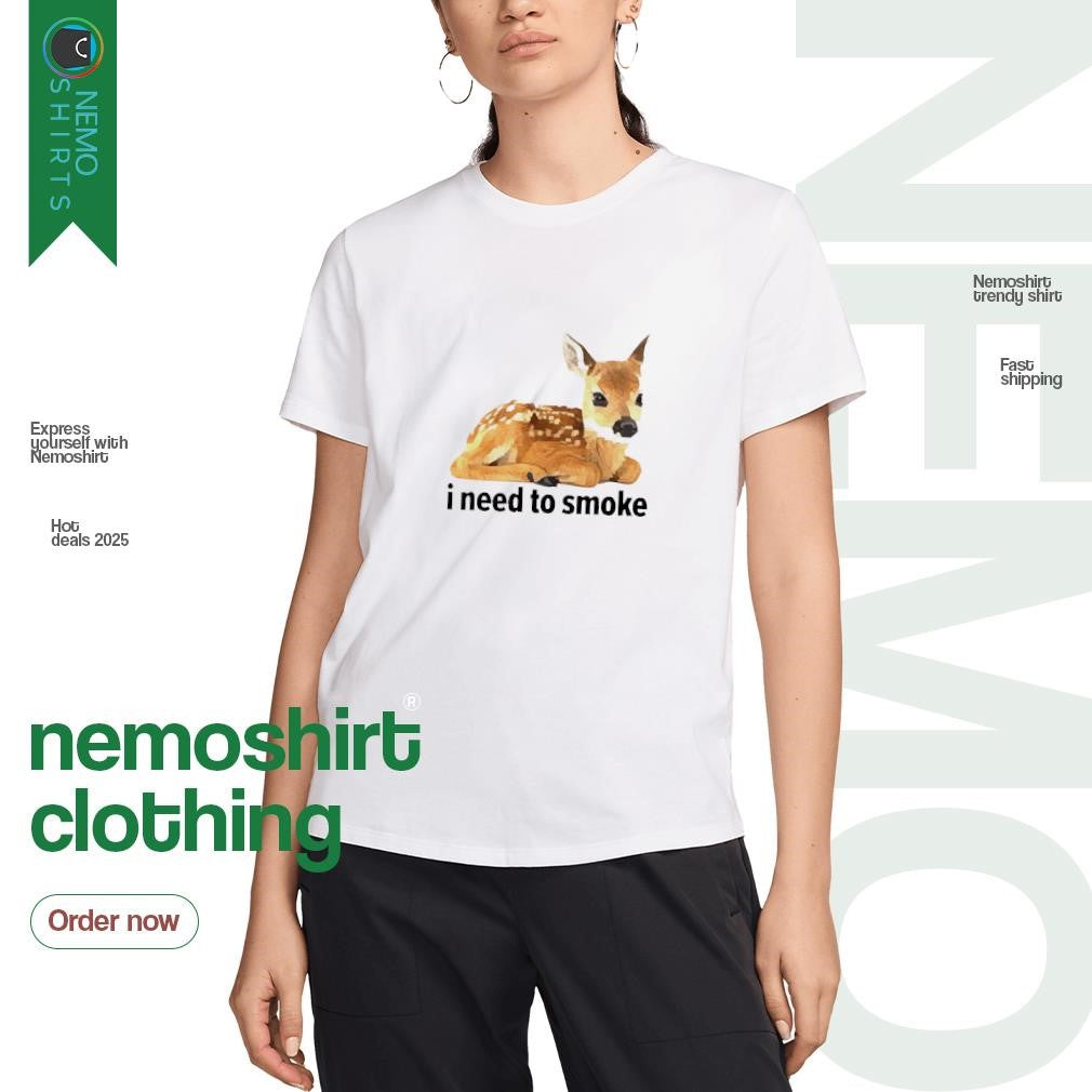 I need to smoke roe deer - Adult & Kids T-Shirts, Sweatshirts & Hoodies apparel design preview 3
