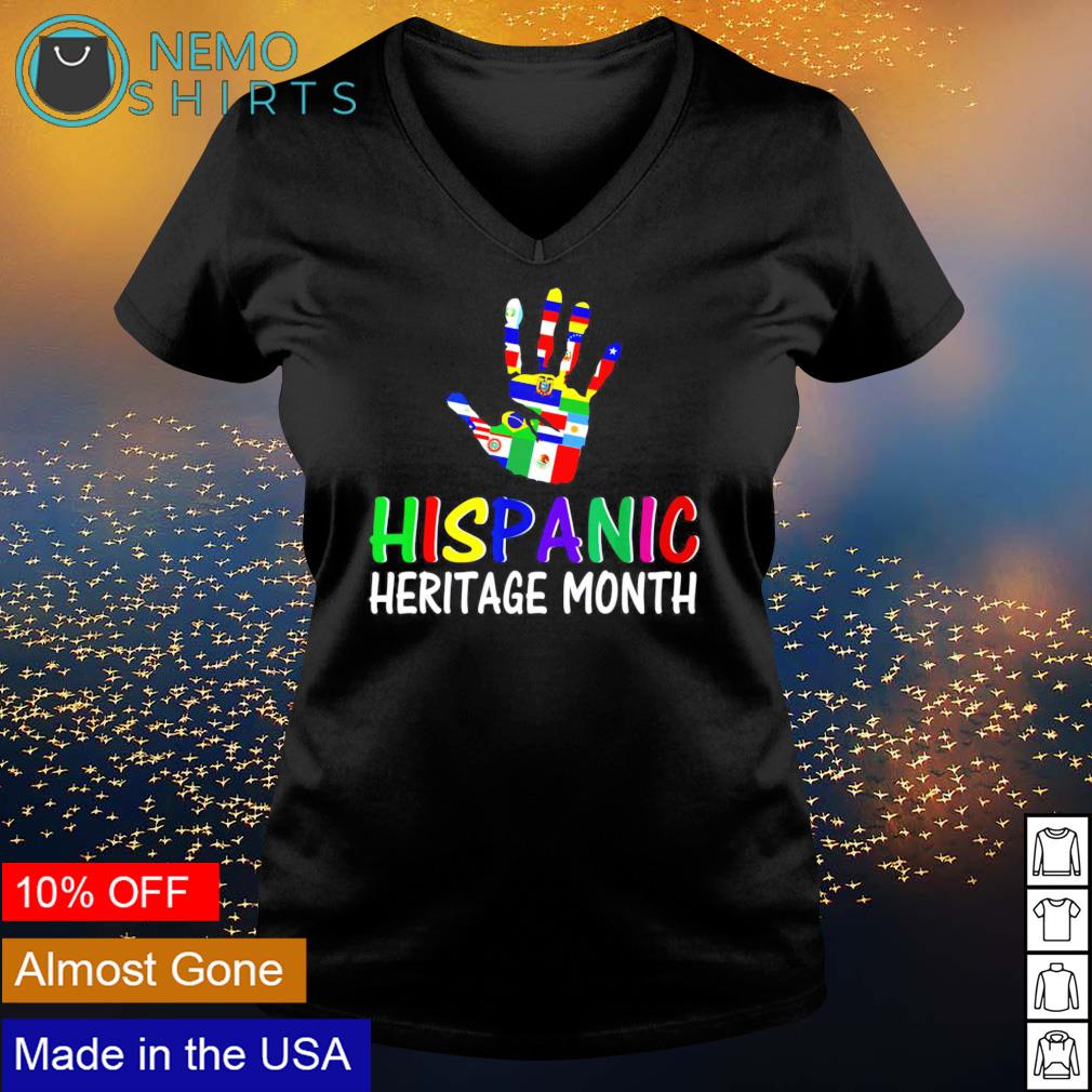 National Hispanic Heritage month all countries - Adult & Kids T-Shirts, Sweatshirts & Hoodies apparel design preview 5