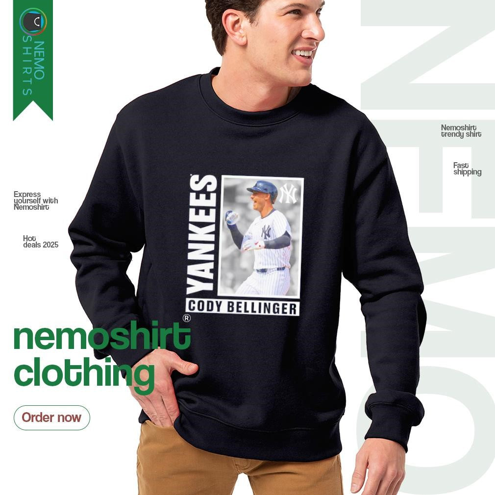 Cody Bellinger New York Yankees player hot streak - Adult & Kids T-Shirts, Sweatshirts & Hoodies apparel design preview 4
