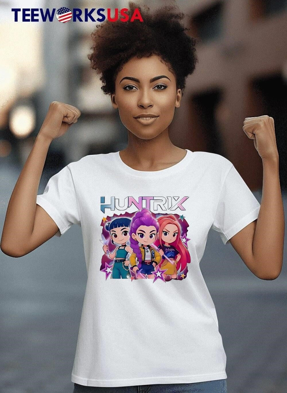 Huntrix Girlgroup Mira Rumi Joey Kpop Demon Hunters - Adult & Kids T-Shirts, Sweatshirts & Hoodies apparel design preview 8