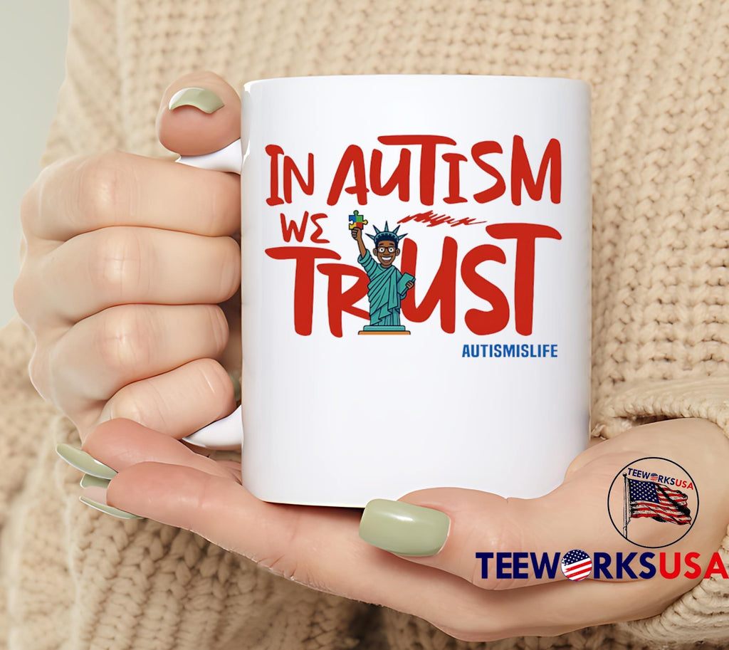 In Autism We Trust - Adult & Kids T-Shirts, Sweatshirts & Hoodies apparel design preview 6
