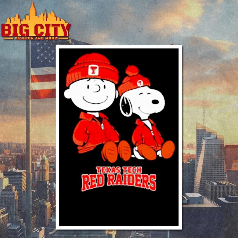 Texas Tech Red Raiders x Snoopy and Charlie Brown - Adult & Kids T-Shirts, Sweatshirts & Hoodies apparel design preview 4