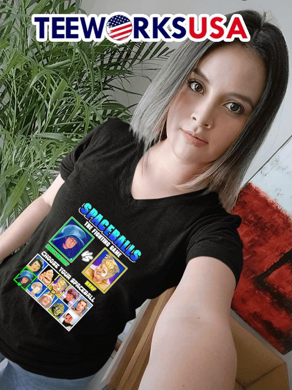 Spaceballs The Fighting game Dark Helmet vs Barf - Adult & Kids T-Shirts, Sweatshirts & Hoodies apparel design preview 7