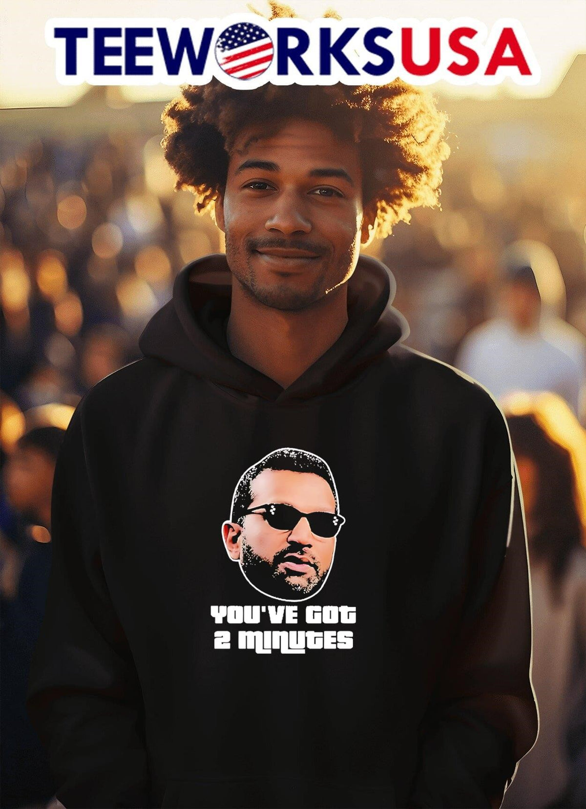 Kash Patel You've Got 2 Minutes - Adult & Kids T-Shirts, Sweatshirts & Hoodies apparel design preview 2