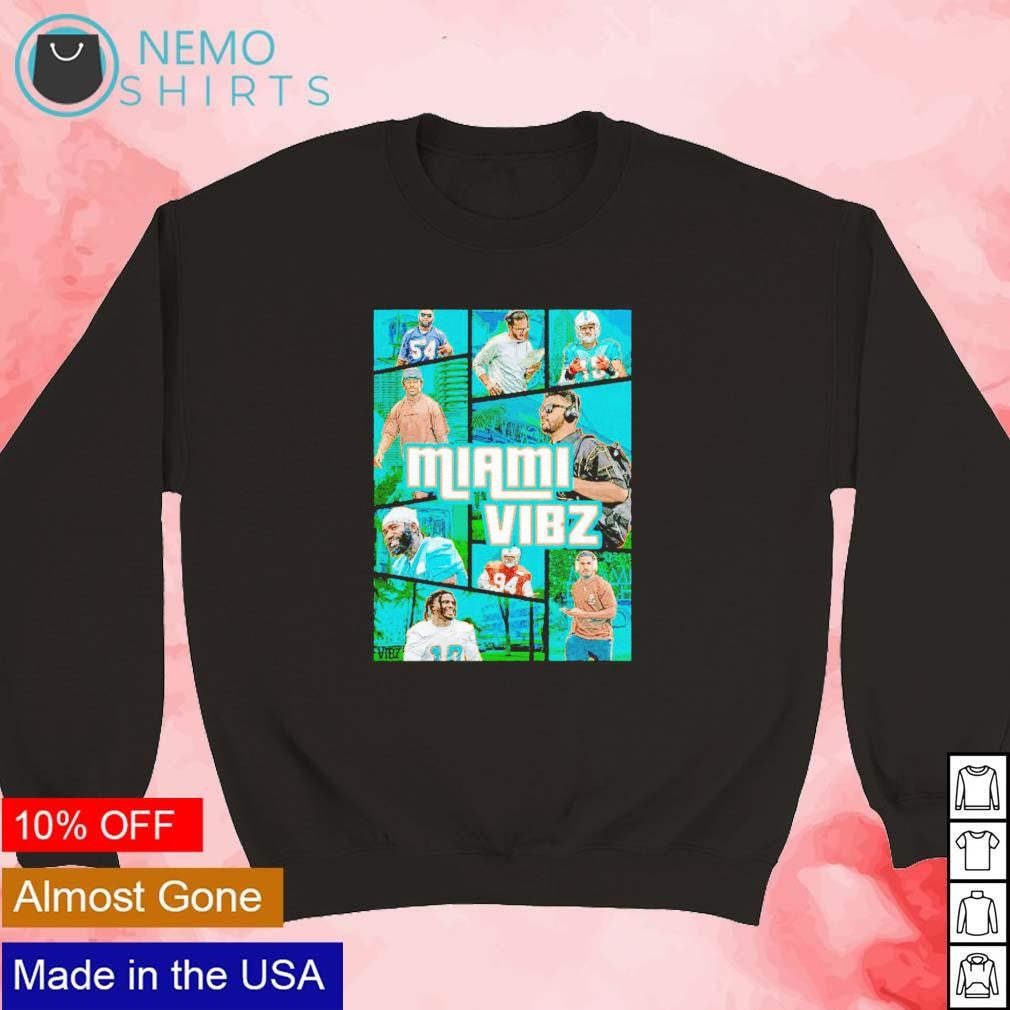 Miami Vibz Dolphins - Adult & Kids T-Shirts, Sweatshirts & Hoodies apparel design preview 5