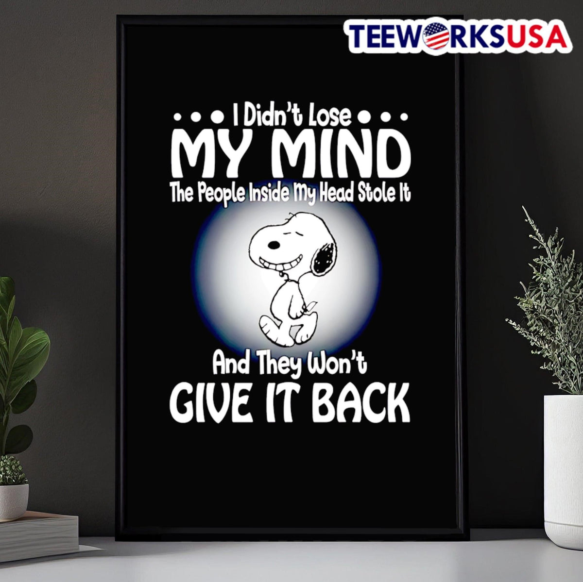 Snoopy I didn't lose my mind the people inside head - Adult & Kids T-Shirts, Sweatshirts & Hoodies apparel design preview 5