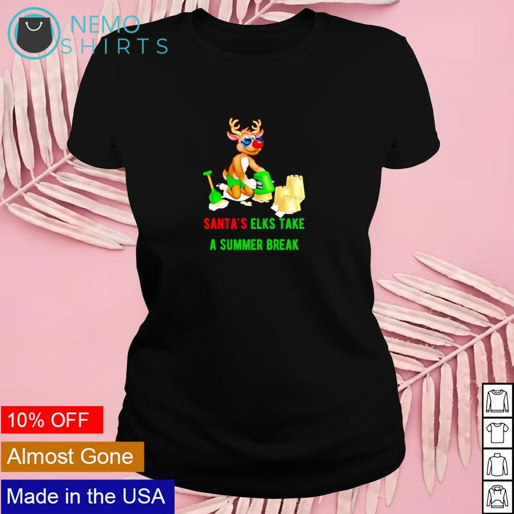 Santa's Elks take a summer back - Adult & Kids T-Shirts, Sweatshirts & Hoodies product image 4