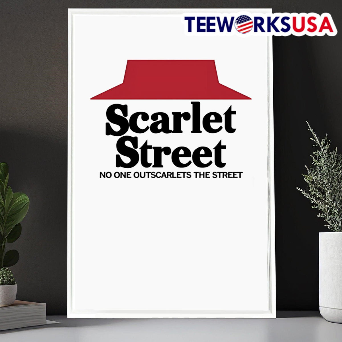 Scarlet Street Hut No One Outscarlets The - Adult & Kids T-Shirts, Sweatshirts & Hoodies apparel design preview 6