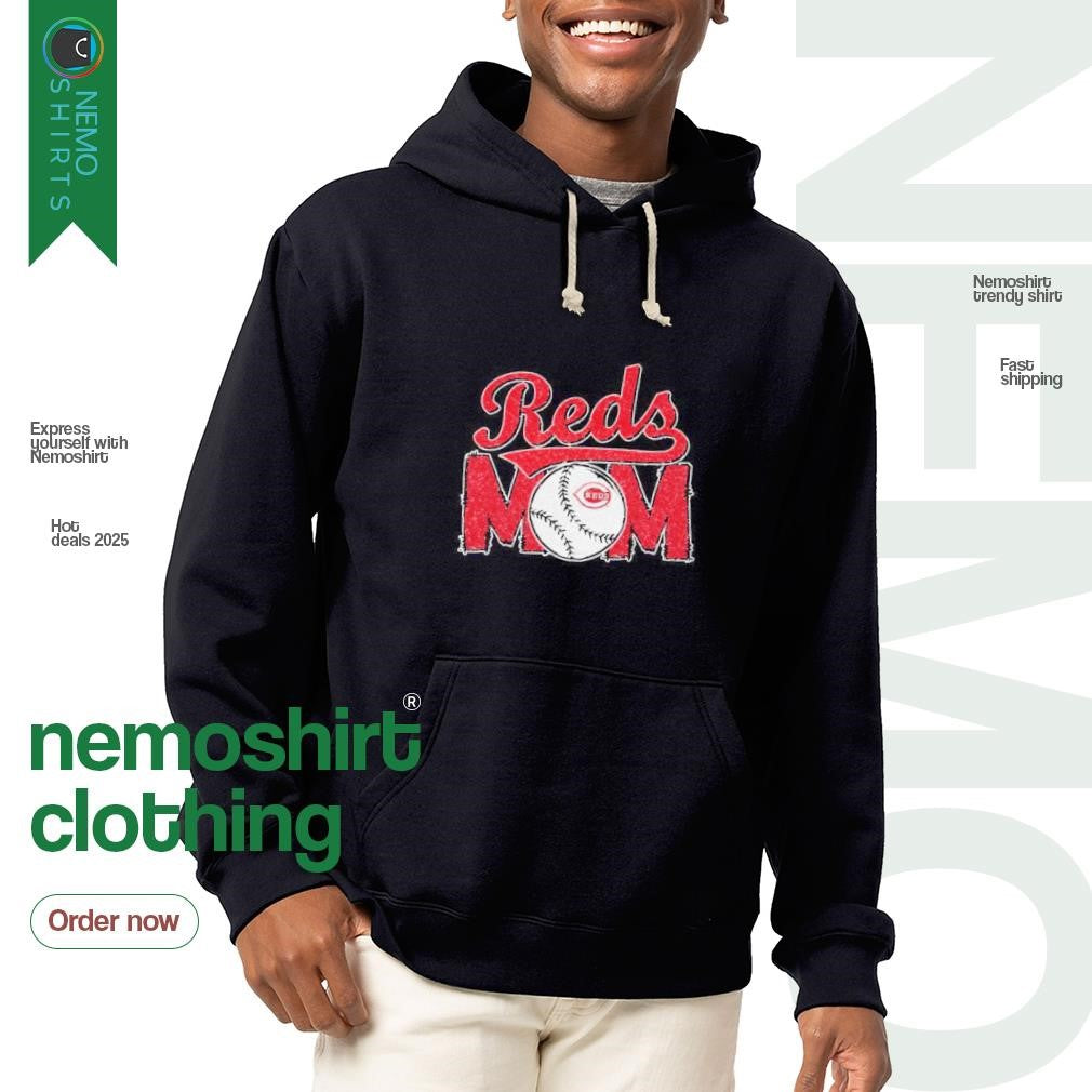 Reds mom Cincinnati - Adult & Kids T-Shirts, Sweatshirts & Hoodies apparel design preview 2