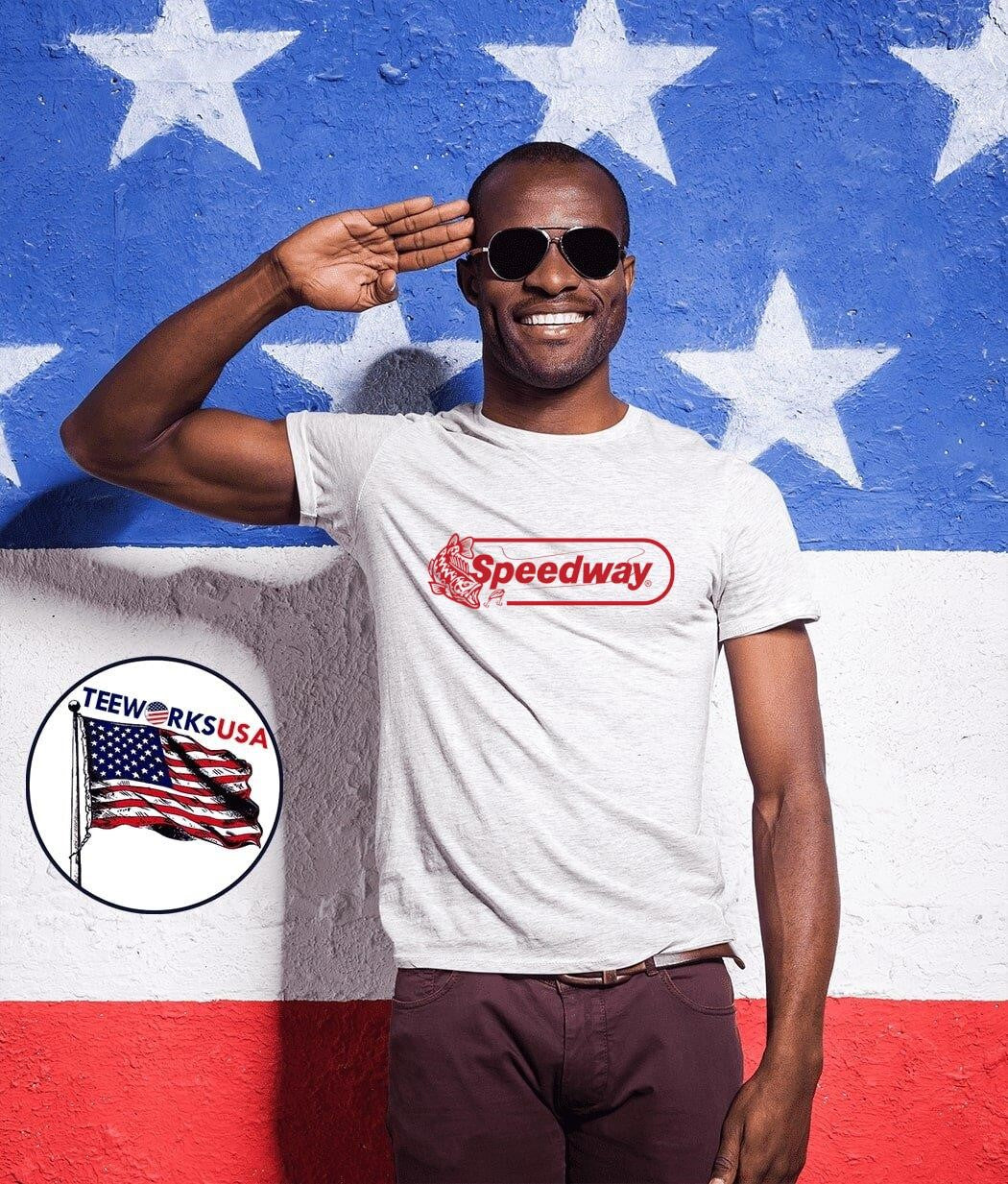Speedway Fishing - Adult & Kids T-Shirts, Sweatshirts & Hoodies apparel design preview 1