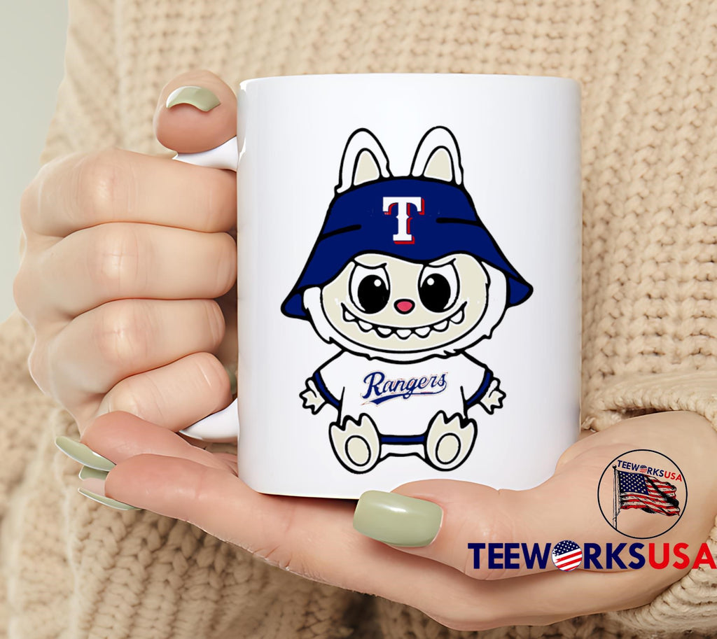 Labubu Texas Rangers - Adult & Kids T-Shirts, Sweatshirts & Hoodies apparel design preview 6