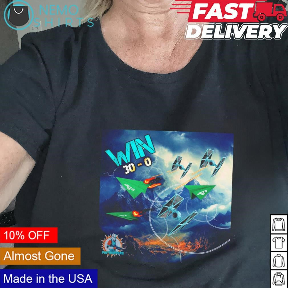 Miami Dolphins win NY Jets 30 0 - Adult & Kids T-Shirts, Sweatshirts & Hoodies apparel design preview 2