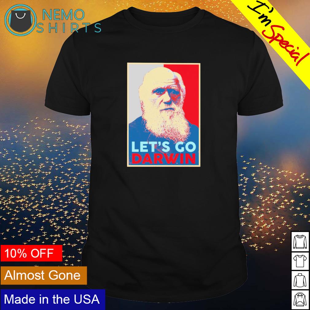Charles Darwin let's go - Adult & Kids T-Shirts, Sweatshirts & Hoodies apparel design preview 1