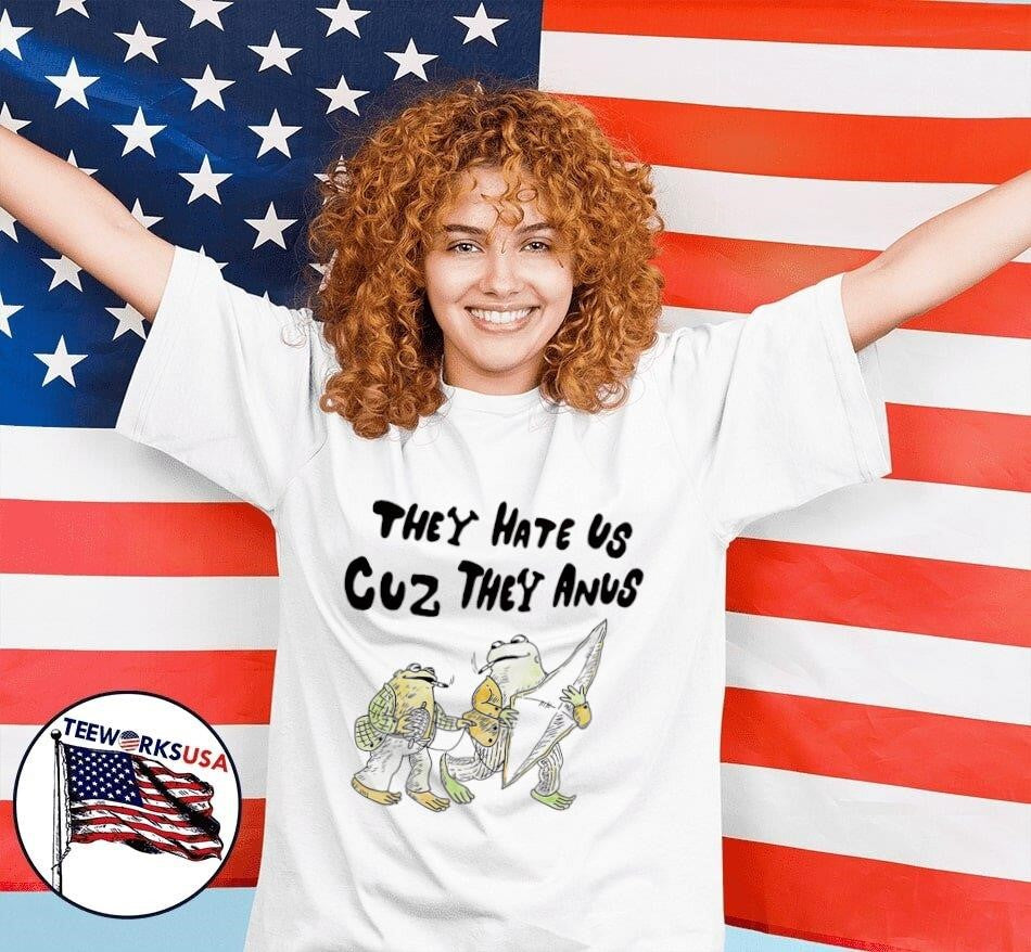 They hate us cuz anus frog - Adult & Kids T-Shirts, Sweatshirts & Hoodies apparel design preview 7