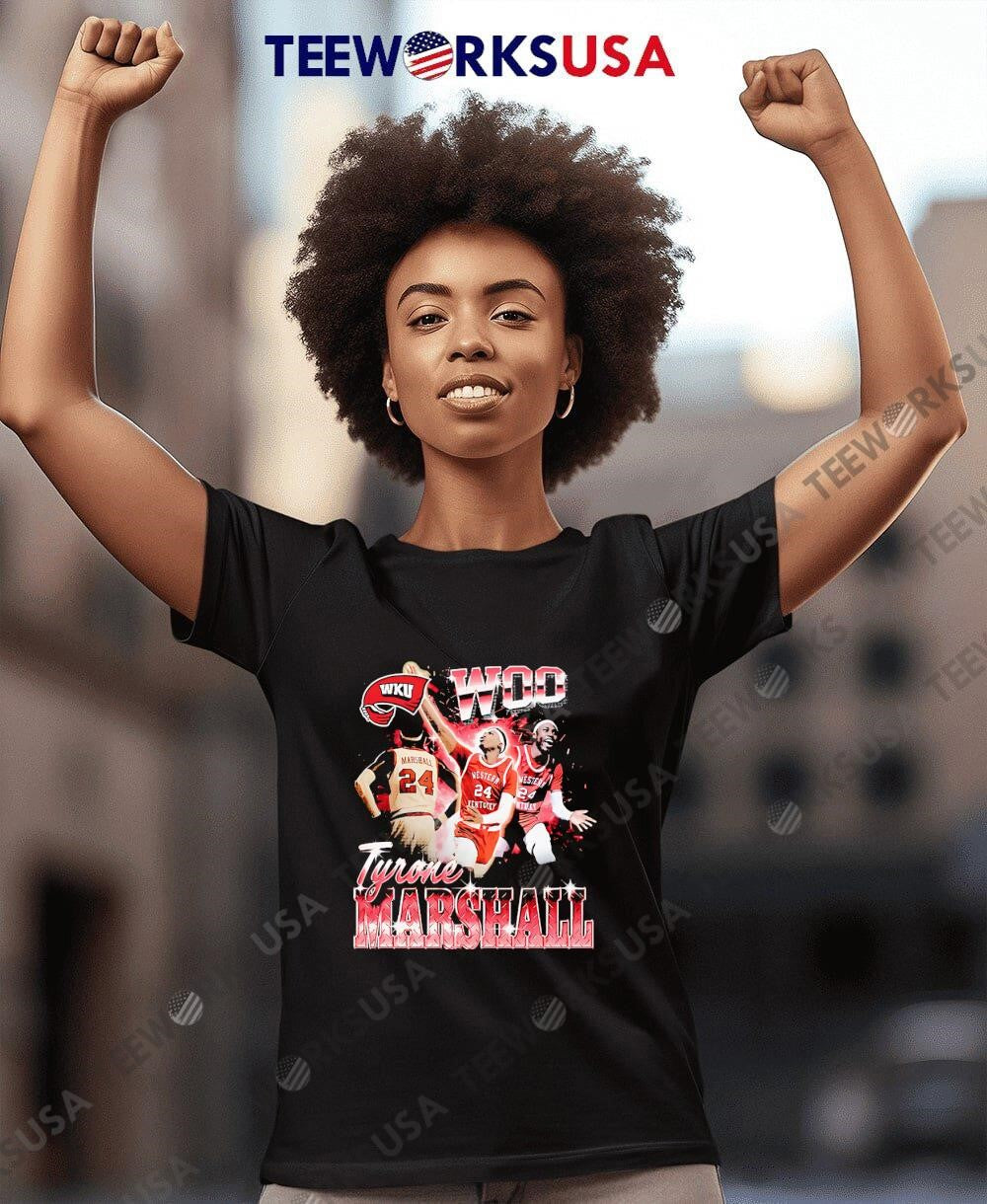 Tyrone Marshall 90s Woo WKU - Adult & Kids T-Shirts, Sweatshirts & Hoodies apparel design preview 7
