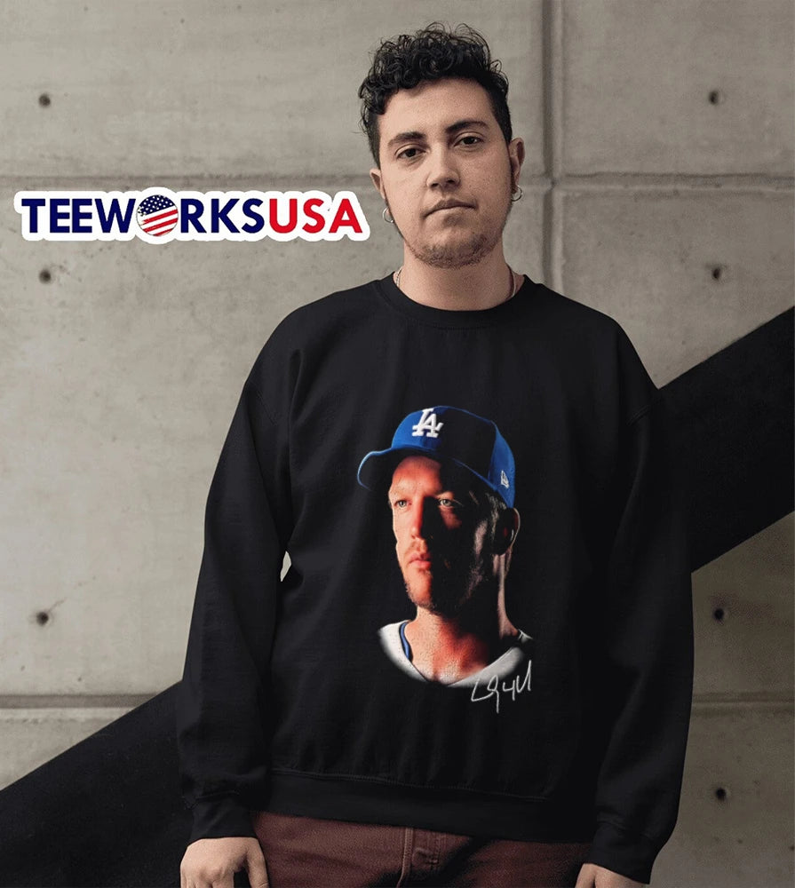 Kike Hernandez Wears Clayton Kershaw Face - Adult & Kids T-Shirts, Sweatshirts & Hoodies apparel design preview 5