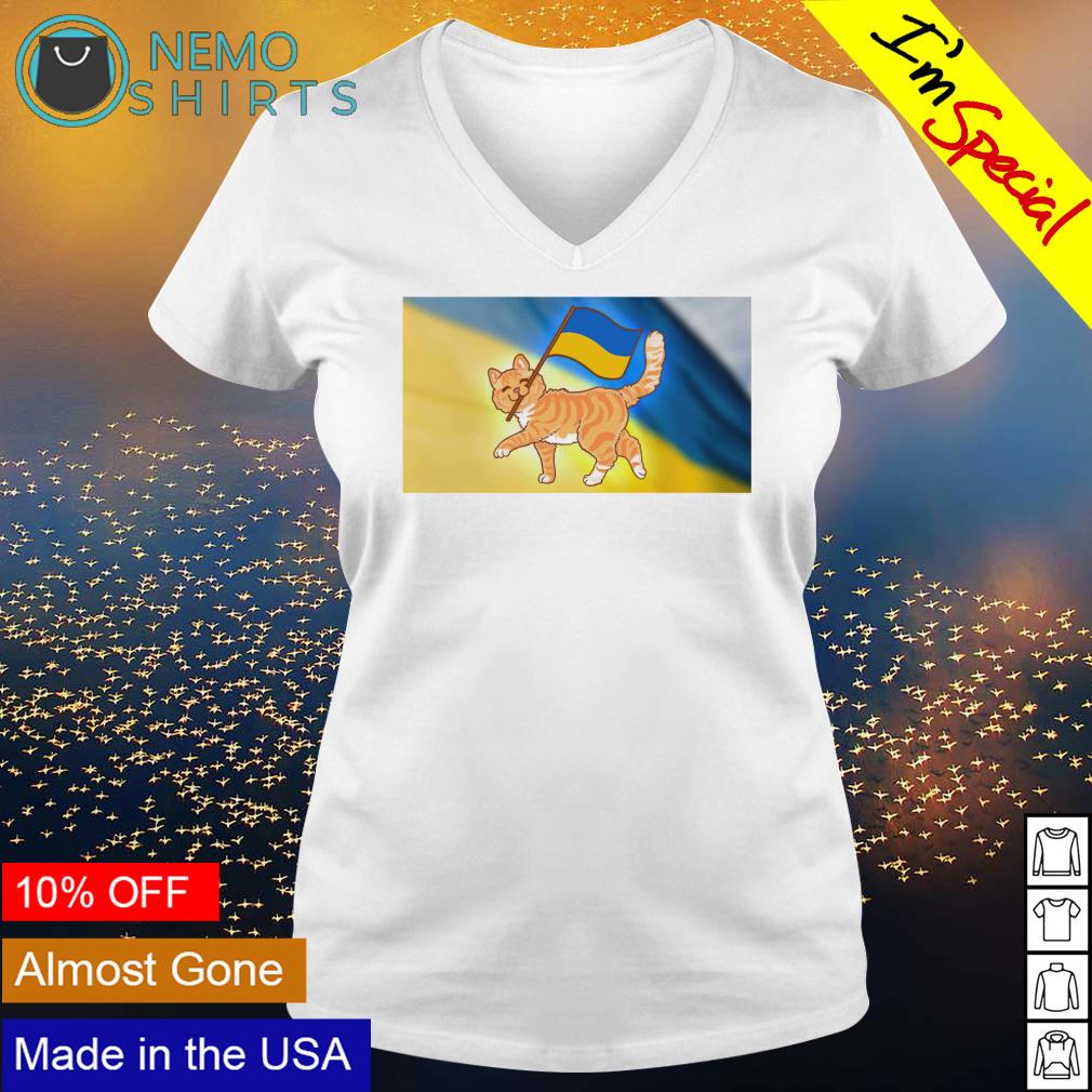 Cat Ukraine flag - Adult & Kids T-Shirts, Sweatshirts & Hoodies apparel design preview 5