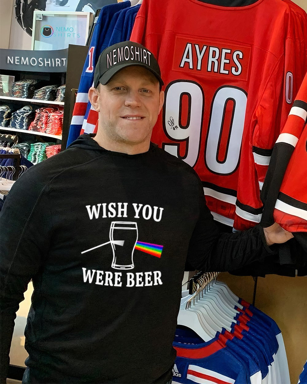 Wish you were beer - Adult & Kids T-Shirts, Sweatshirts & Hoodies apparel design preview 2