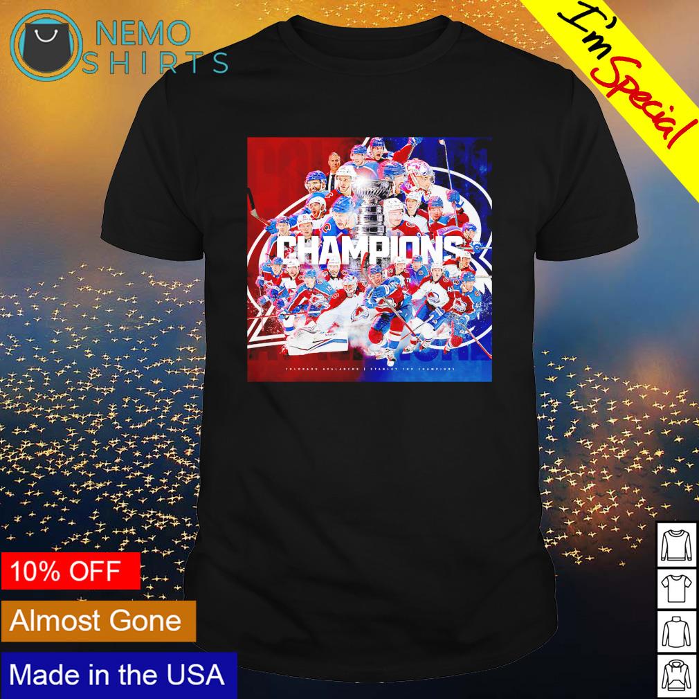 Colorado Avalanche Stanley cup champions - Adult & Kids T-Shirts, Sweatshirts & Hoodies apparel design preview 1