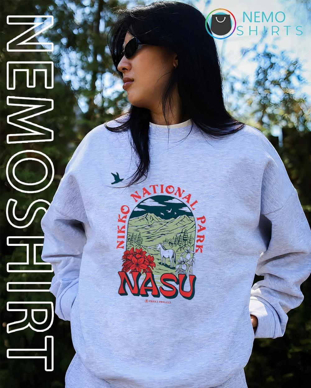 Nasu Nikko National Park graphic - Adult & Kids T-Shirts, Sweatshirts & Hoodies apparel design preview 2