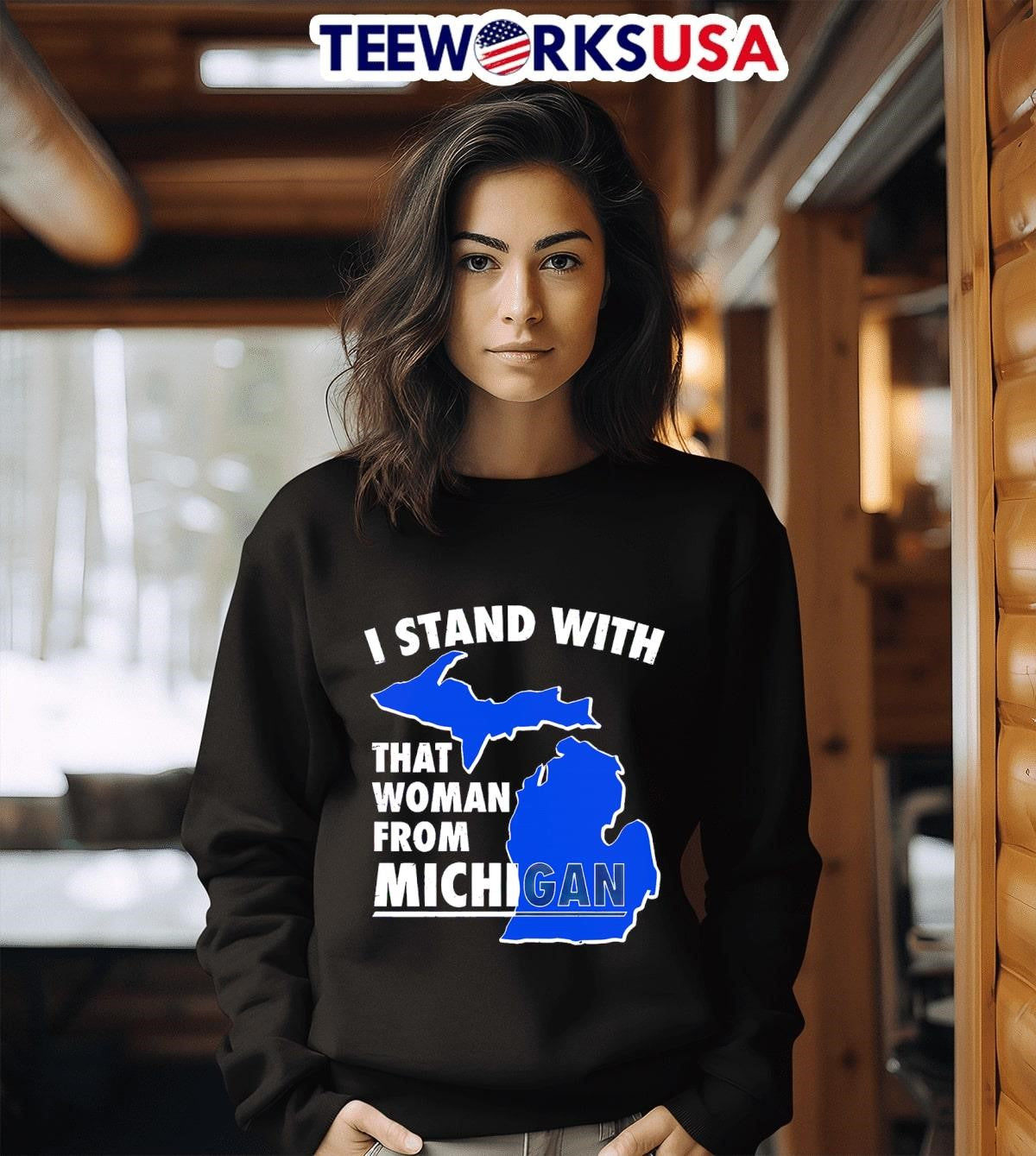 I stand with that woman from Michigan state - Adult & Kids T-Shirts, Sweatshirts & Hoodies apparel design preview 3