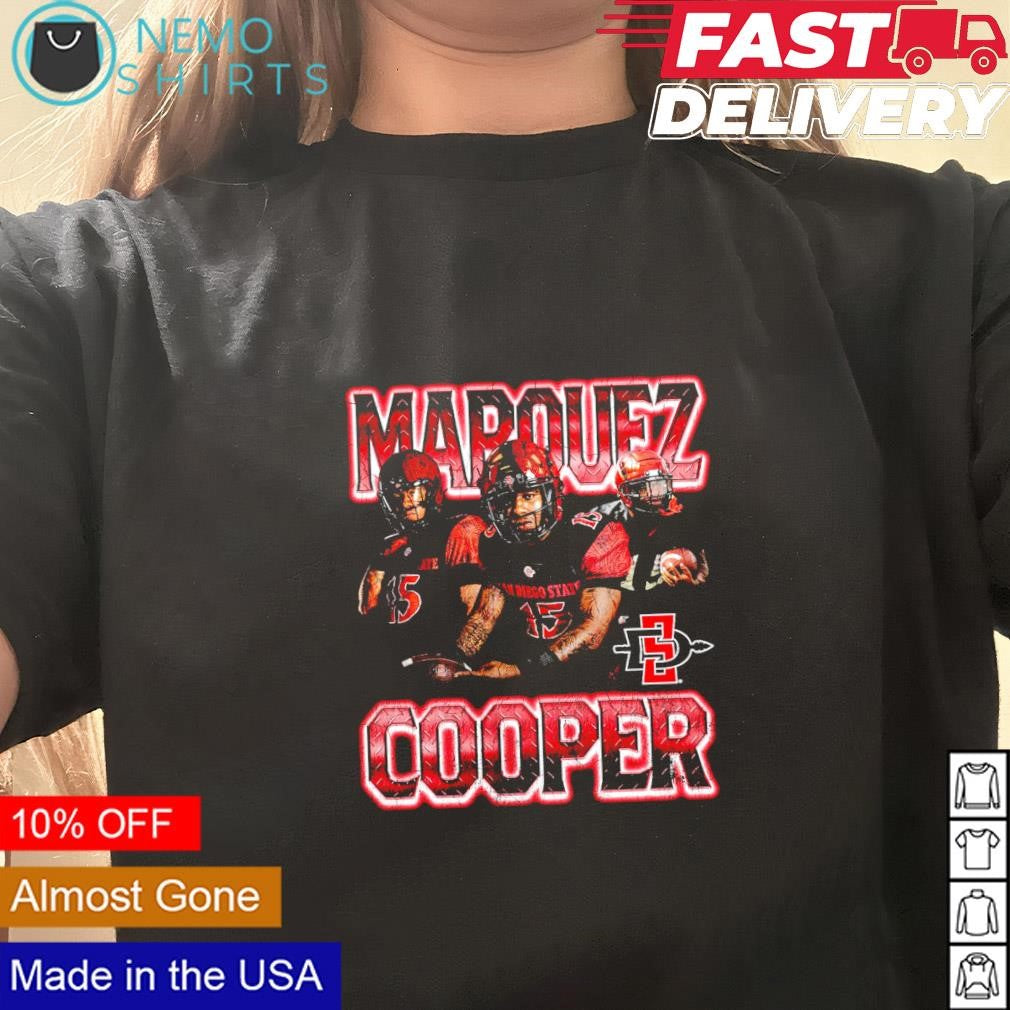 Marquez Cooper San Diego State Aztecs vintage graphic - Adult & Kids T-Shirts, Sweatshirts & Hoodies apparel design preview 3