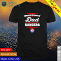 Never underestimate a Dad who is also Rangers fan - Adult & Kids T-Shirts, Sweatshirts & Hoodies apparel design preview 1