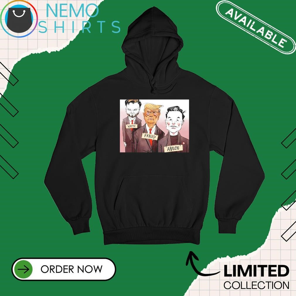 Vance Trump Elon waste fraud abuse - Adult & Kids T-Shirts, Sweatshirts & Hoodies apparel design preview 2