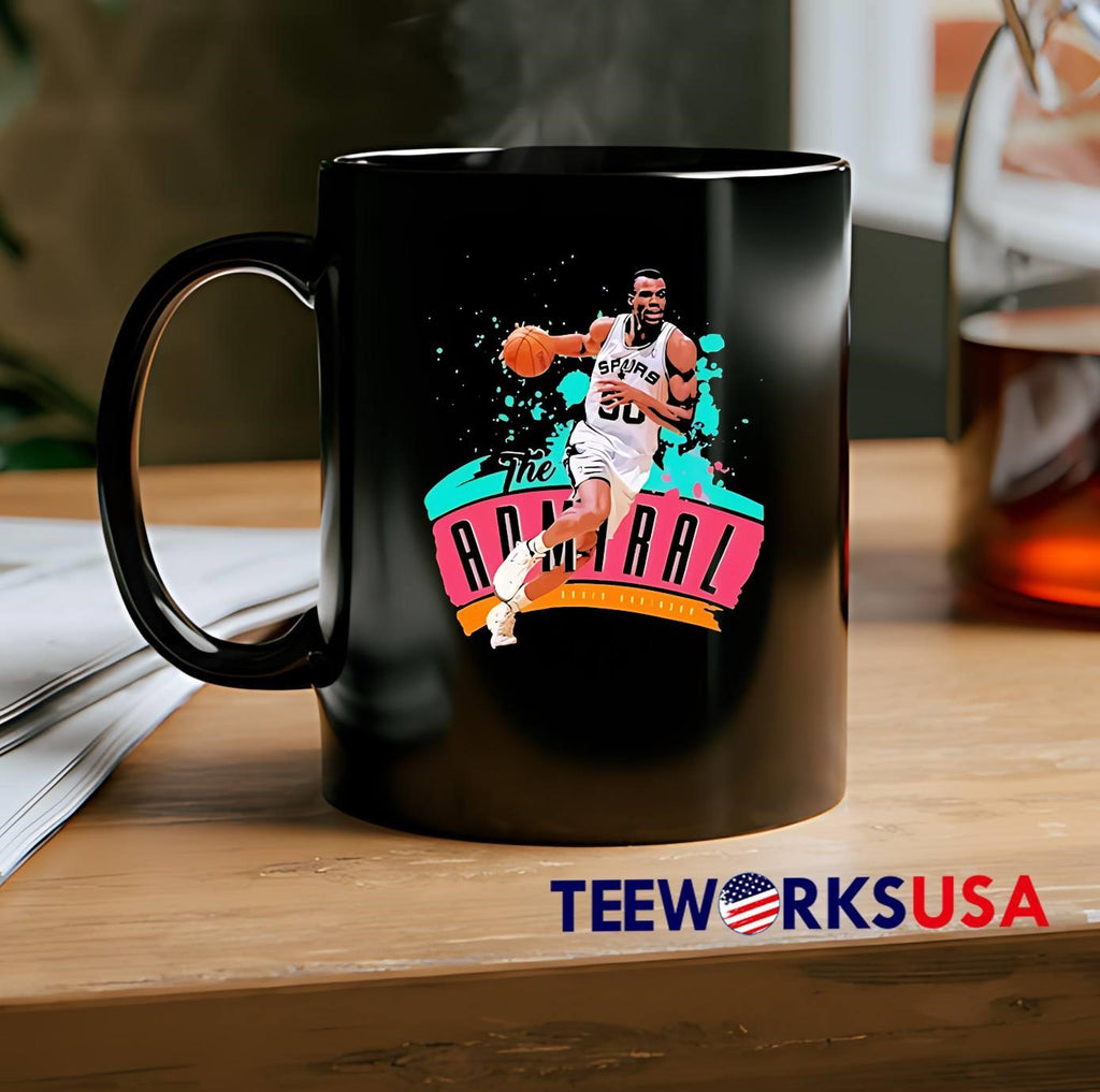 David Robinson Caricature - Adult & Kids T-Shirts, Sweatshirts & Hoodies apparel design preview 2
