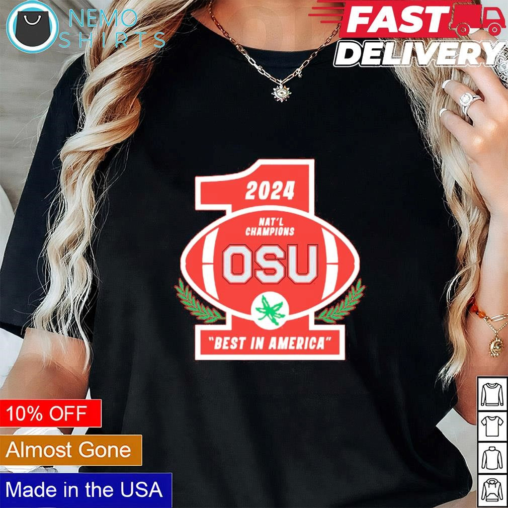 Ohio State Buckeyes 2024 national champions best in - Adult & Kids T-Shirts, Sweatshirts & Hoodies apparel design preview 1