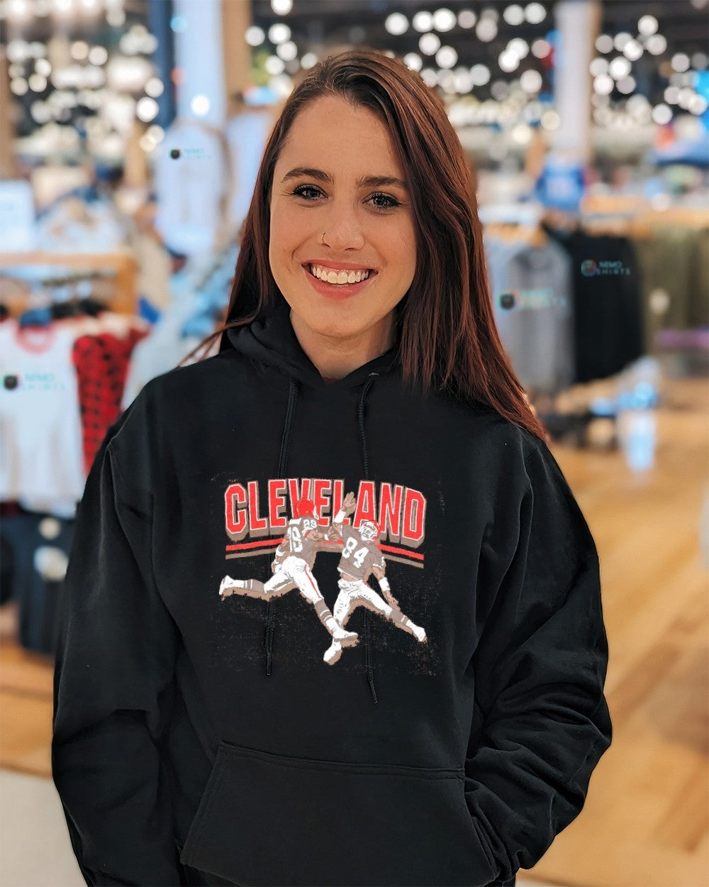 Webster Slaughter and Reggie Langhorne Cleveland - Adult & Kids T-Shirts, Sweatshirts & Hoodies apparel design preview 5