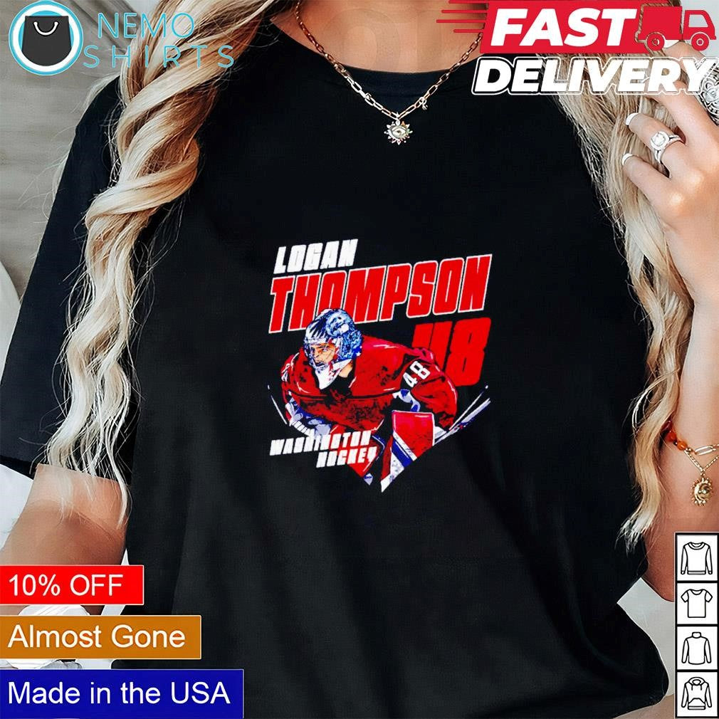 Logan Thompson Washington Capitals diamond - Adult & Kids T-Shirts, Sweatshirts & Hoodies apparel design preview 1