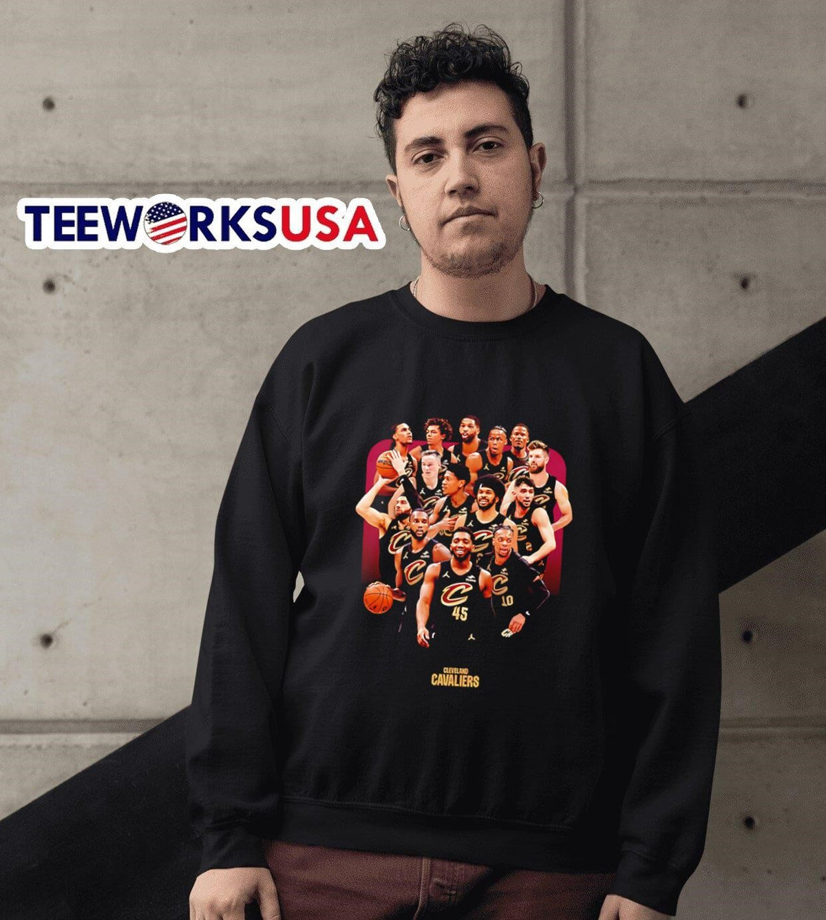 Cleveland Cavaliers players collective - Adult & Kids T-Shirts, Sweatshirts & Hoodies apparel design preview 6