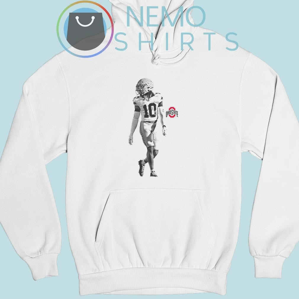 Denzel Burke Ohio State Buckeyes portrait - Adult & Kids T-Shirts, Sweatshirts & Hoodies apparel design preview 2