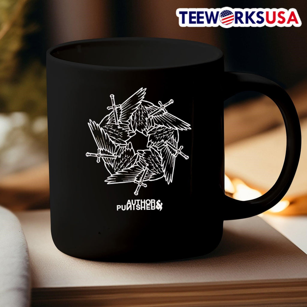 Author and Punisher Winged Circle - Adult & Kids T-Shirts, Sweatshirts & Hoodies apparel design preview 3