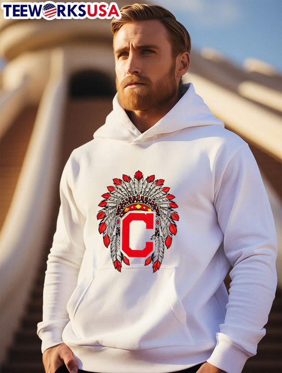 Cleveland Guardians Native American Logo - Adult & Kids T-Shirts, Sweatshirts & Hoodies apparel design preview 2