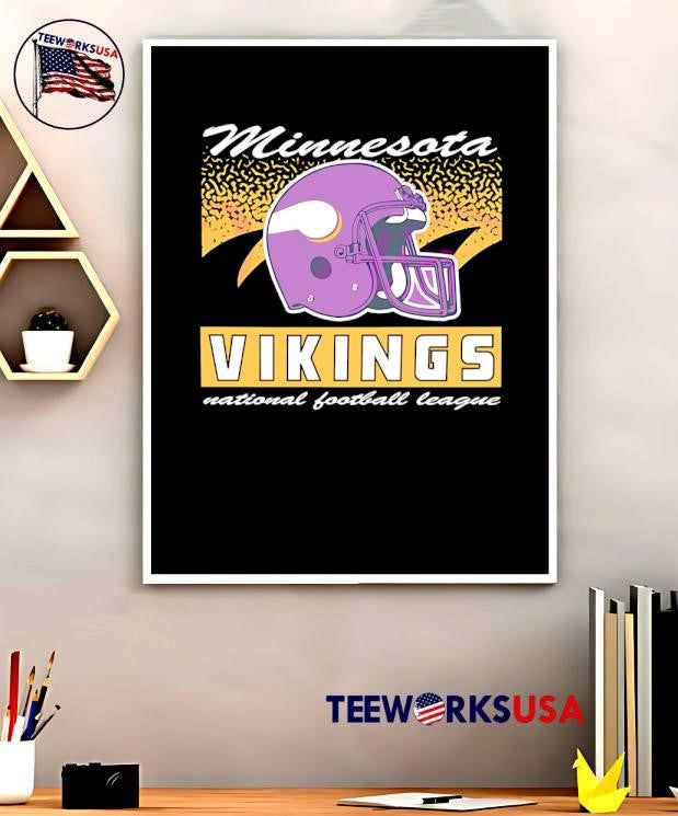 Minnesota Vikings National Football League Helmet - Adult & Kids T-Shirts, Sweatshirts & Hoodies apparel design preview 5