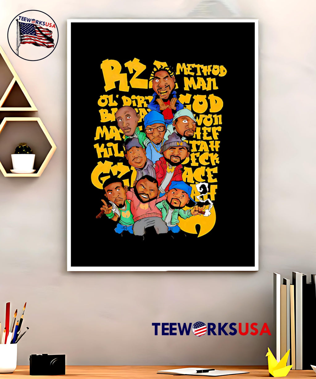 Wu-Tang method man caricature - Adult & Kids T-Shirts, Sweatshirts & Hoodies apparel design preview 5