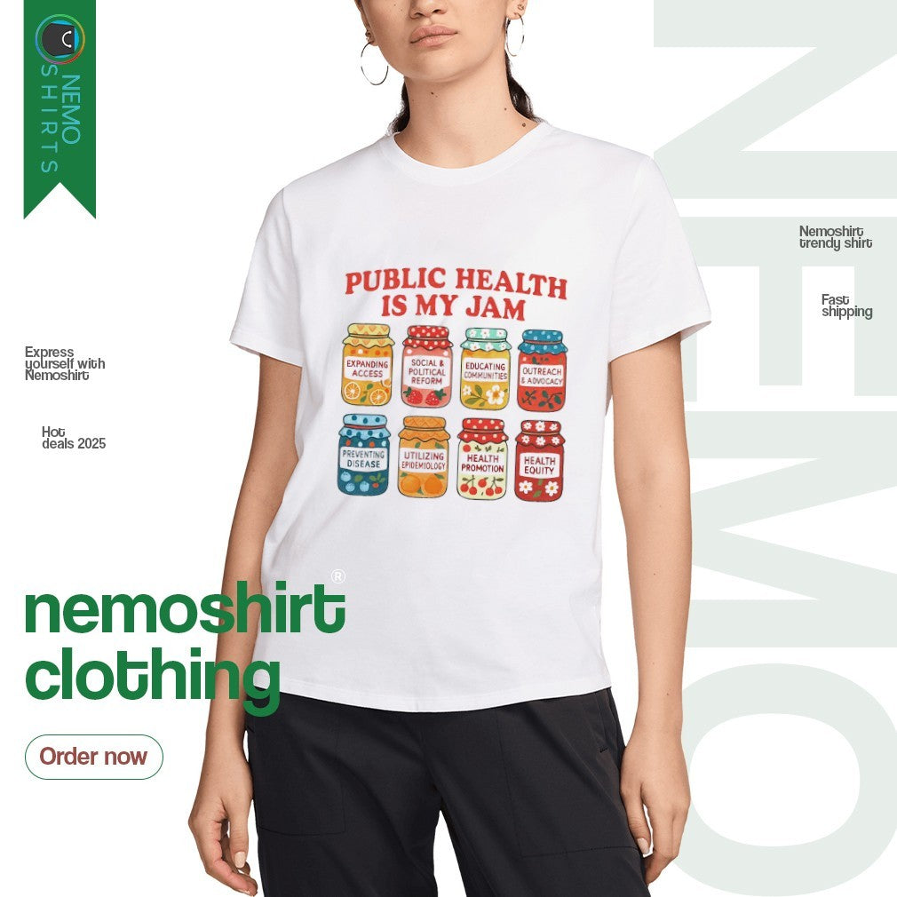 Public health is my jam - Adult & Kids T-Shirts, Sweatshirts & Hoodies apparel design preview 3
