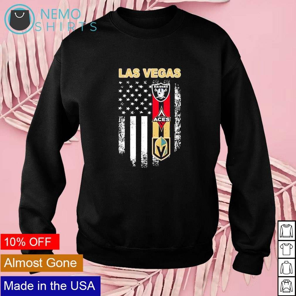 Las Vegas Aces Raiders and Golden Knights - Adult & Kids T-Shirts, Sweatshirts & Hoodies apparel design preview 3