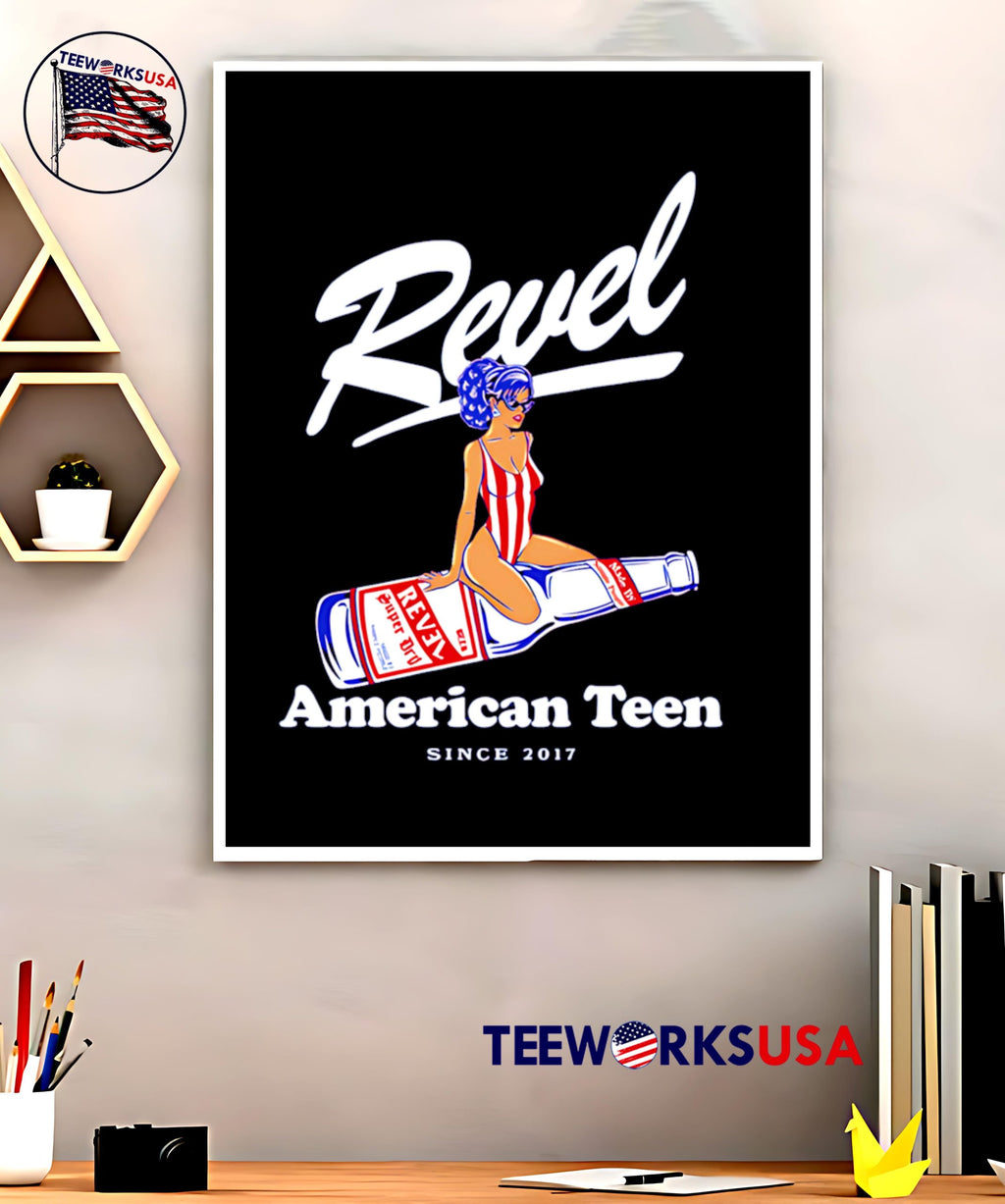 Revel americann oversized - Adult & Kids T-Shirts, Sweatshirts & Hoodies apparel design preview 5