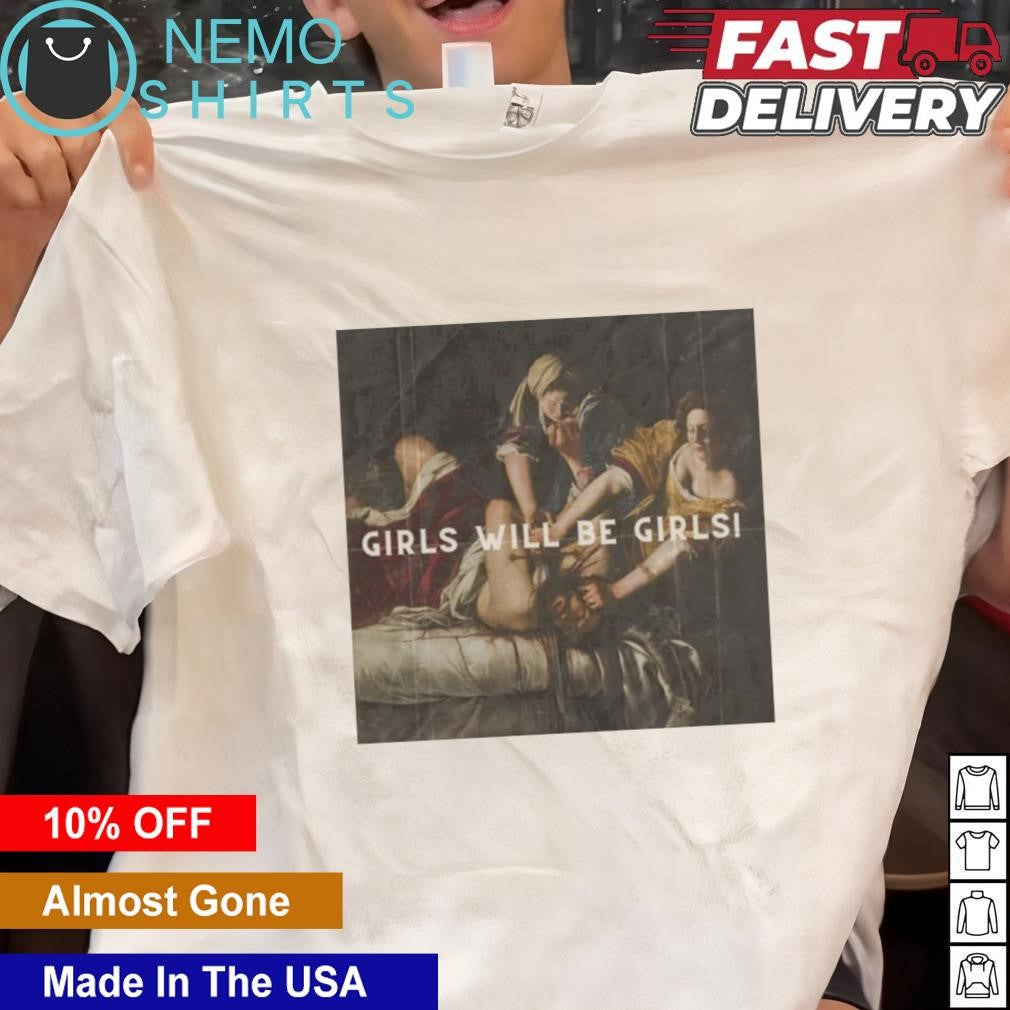 Girls will be Judith Beheading Holofernes - Adult & Kids T-Shirts, Sweatshirts & Hoodies apparel design preview 1
