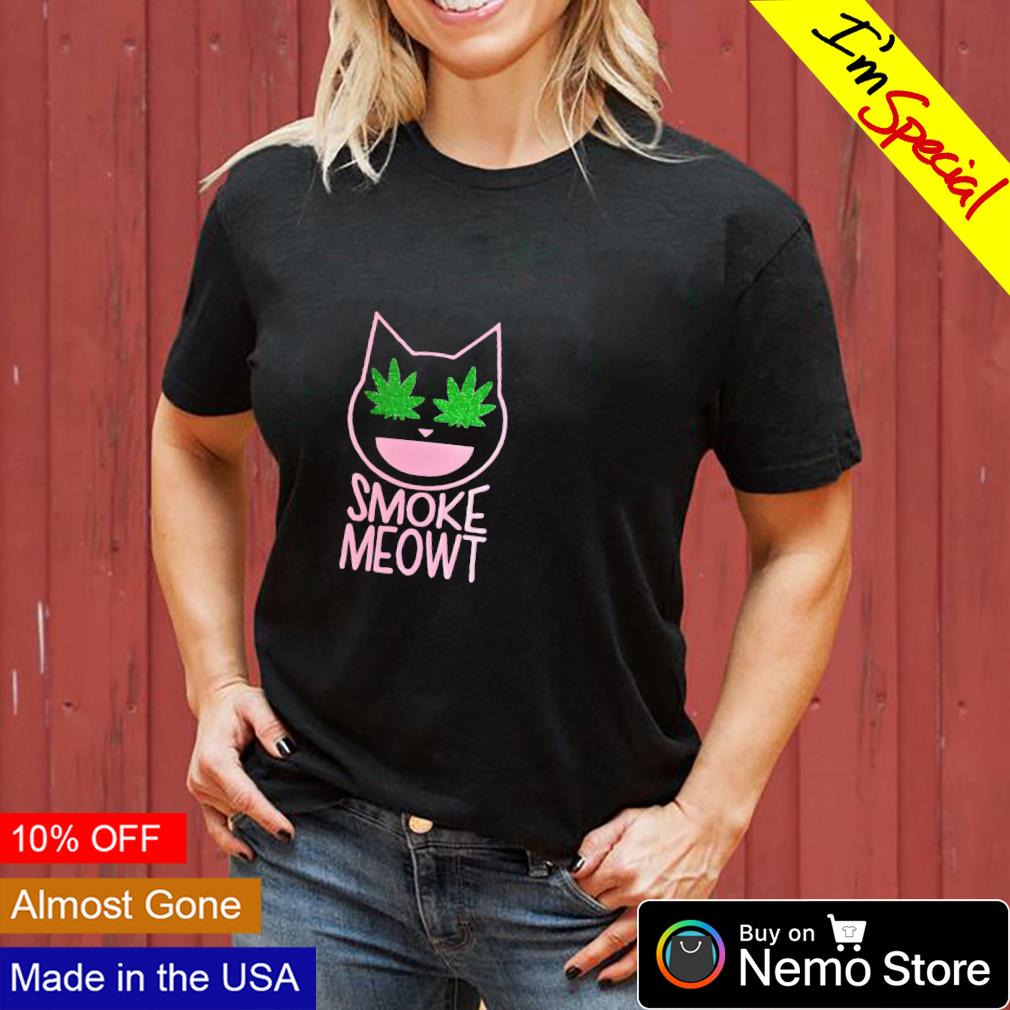 Cat weed smoke meowt - Adult & Kids T-Shirts, Sweatshirts & Hoodies apparel design preview 3